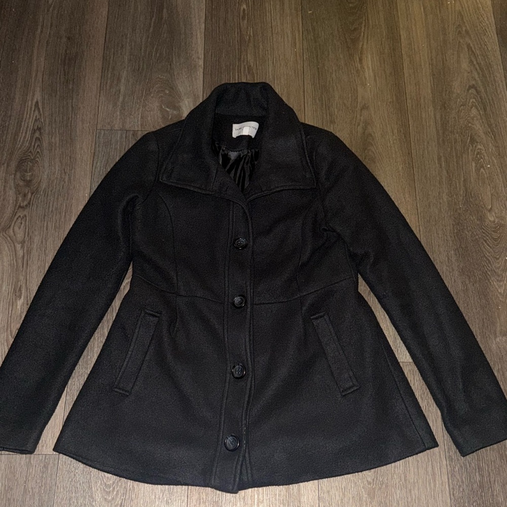 Women's Black Button-Up Jacket